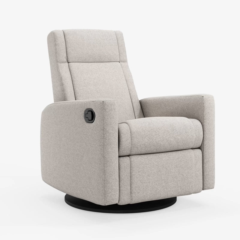 Nelly 521 Upholstered Swivel Glider & Recliner with Integrated footrest - ARLO Fabric