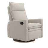 Arya 522 Upholstered Swivel Glider & recliner with removable cushions - Beyond Sheep fabric