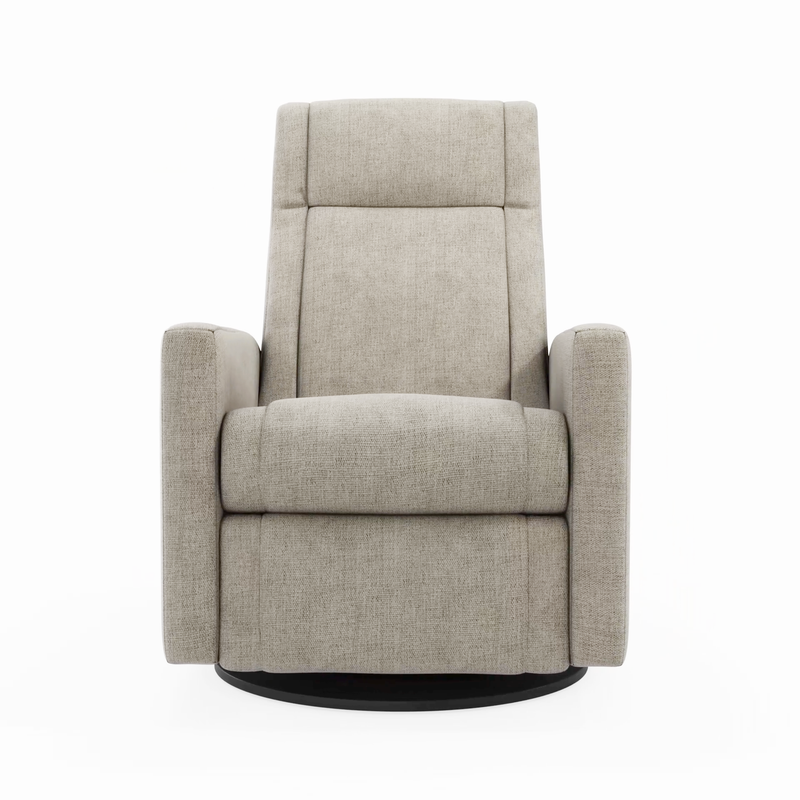 Nelly 521 Upholstered Swivel Glider & Recliner with Integrated footrest - BREATHER Fabric