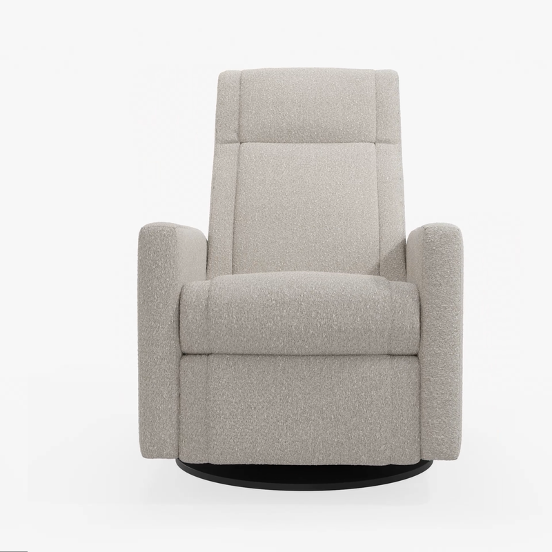 Nelly 521 Upholstered Swivel Glider & Recliner with Integrated footrest - BEYOND SHEEP Fabric