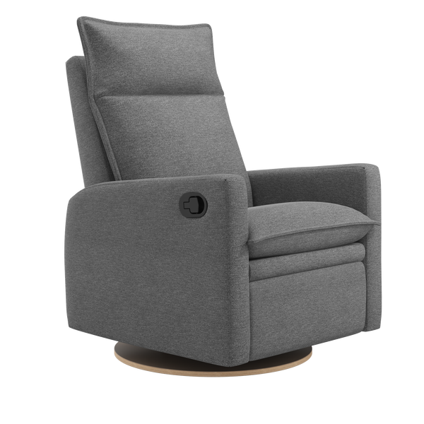 Arya 522 Upholstered Swivel Glider & recliner with removable cushions - Nexus fabric