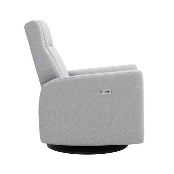 Nelly 525 Power Recliner Chair, Swivel Glider with Integrated footrest - Arlo fabric
