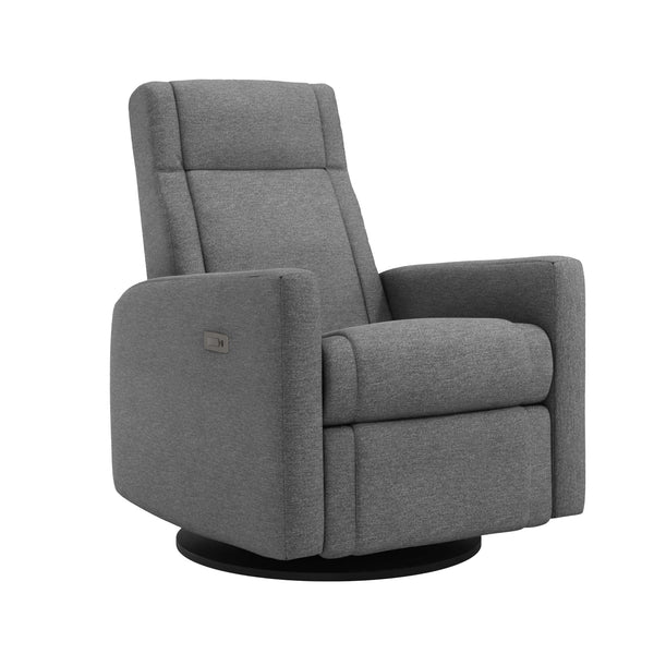 Nelly 525 Power Recliner Chair, Swivel Glider with Integrated footrest - Nexus fabric