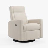 Nelly 525 Power Recliner Chair, Swivel Glider with Integrated footrest - Beyond Sheep fabric