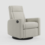 Nelly 521 Upholstered Swivel Glider & Recliner with Integrated footrest - NUBIA fabric